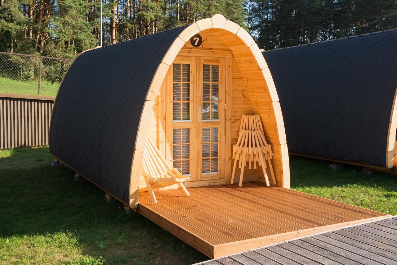 Camping Pod Hotel Zarasai Exterior photo